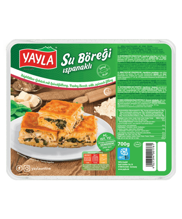 YAYLA Su Böreği Ispanaklı  700gr