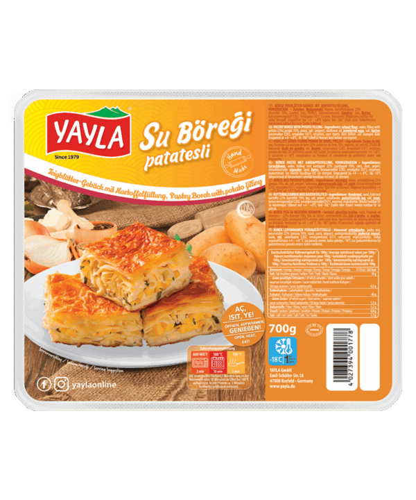 YAYLA Su Böreği Patatesli  700gr
