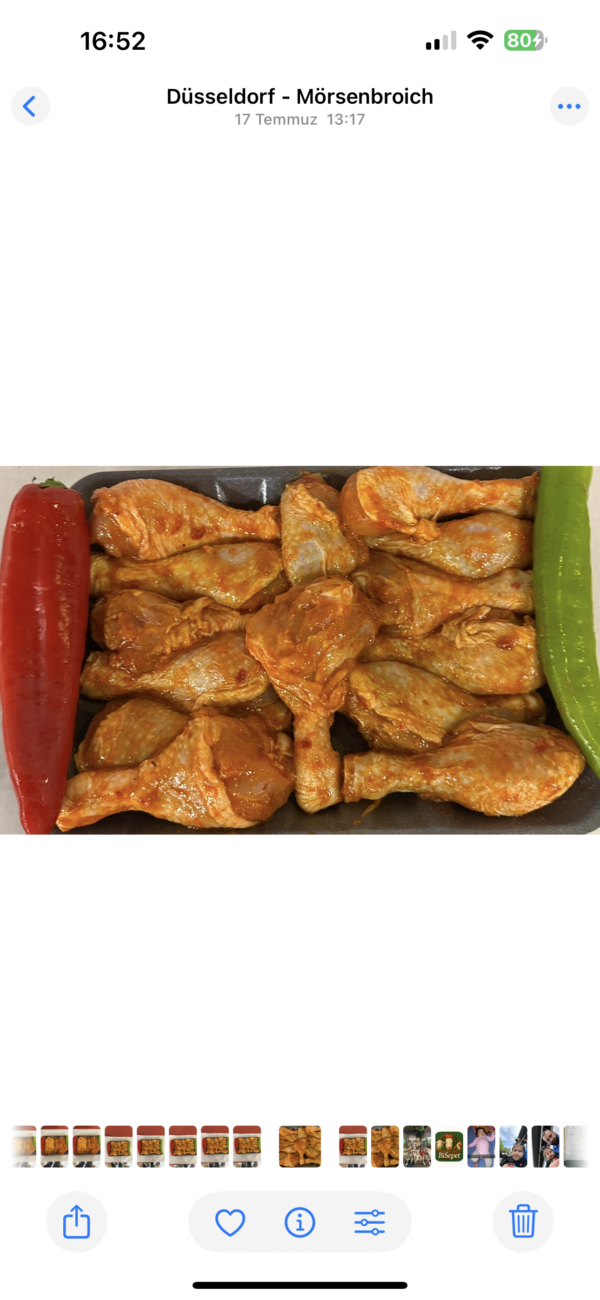 Tavuk incik soslu/1kg