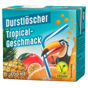 Durstlöscher Tropical 500ml vegan