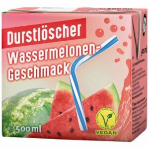 Durstlöscher Wassermelone 500ml vegan