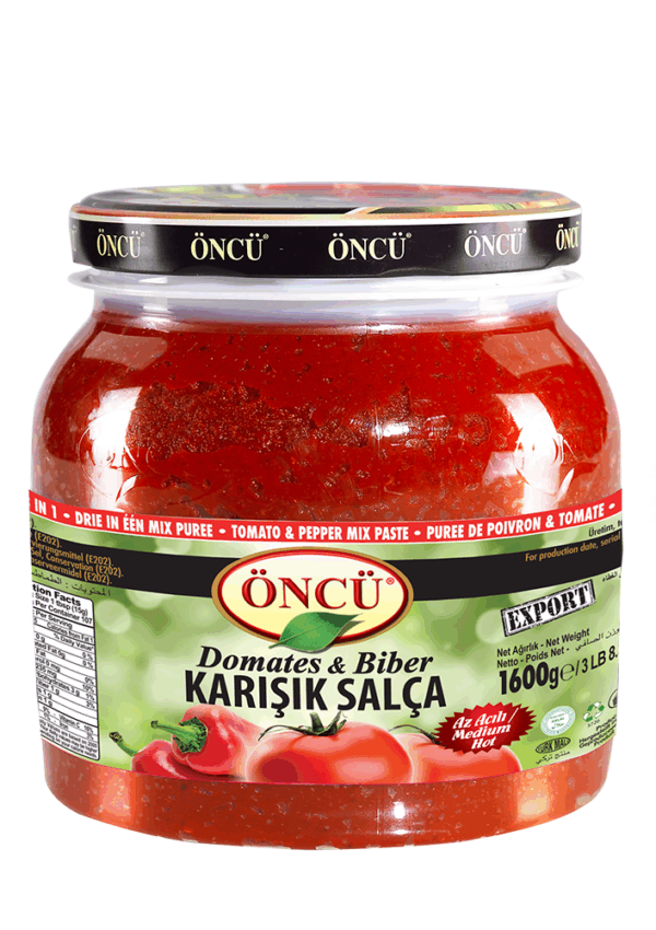Öncü Üçü Bir Arada Karışık Salca 1.600 gr