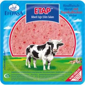 Efepaşa Salam  ETAP  Rindfleischwurst mit Paprikaflocken in Scheiben 150g